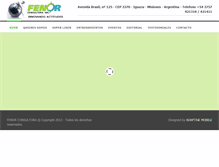 Tablet Screenshot of fenorconsultora.com